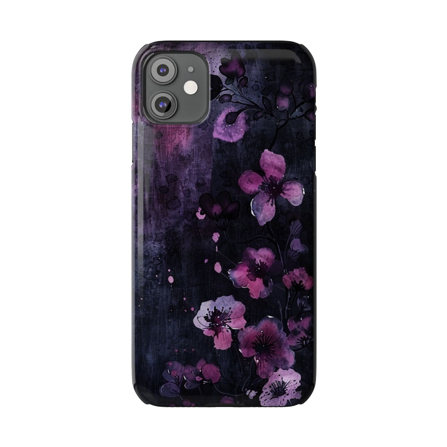 Elegant Floral Slim Phone Case - Perfect Gift for Her, Stylish iPhone Cover, Birthday Surprise, Spring Accessory, Cute Phone Protector