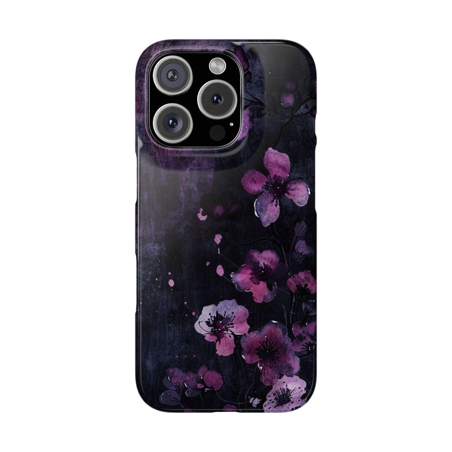 Elegant Floral Slim Phone Case - Perfect Gift for Her, Stylish iPhone Cover, Birthday Surprise, Spring Accessory, Cute Phone Protector