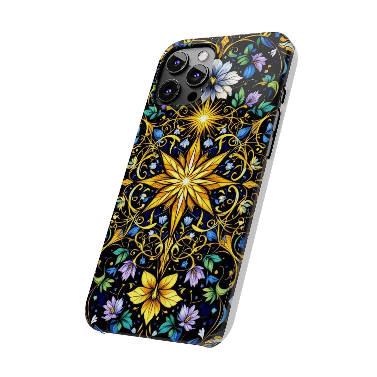 Elegant Floral Phone Case - Slim Phone Cases, Artistic Cases for Nature Lovers, Gift for Birthdays, Holidays, Spring Decor