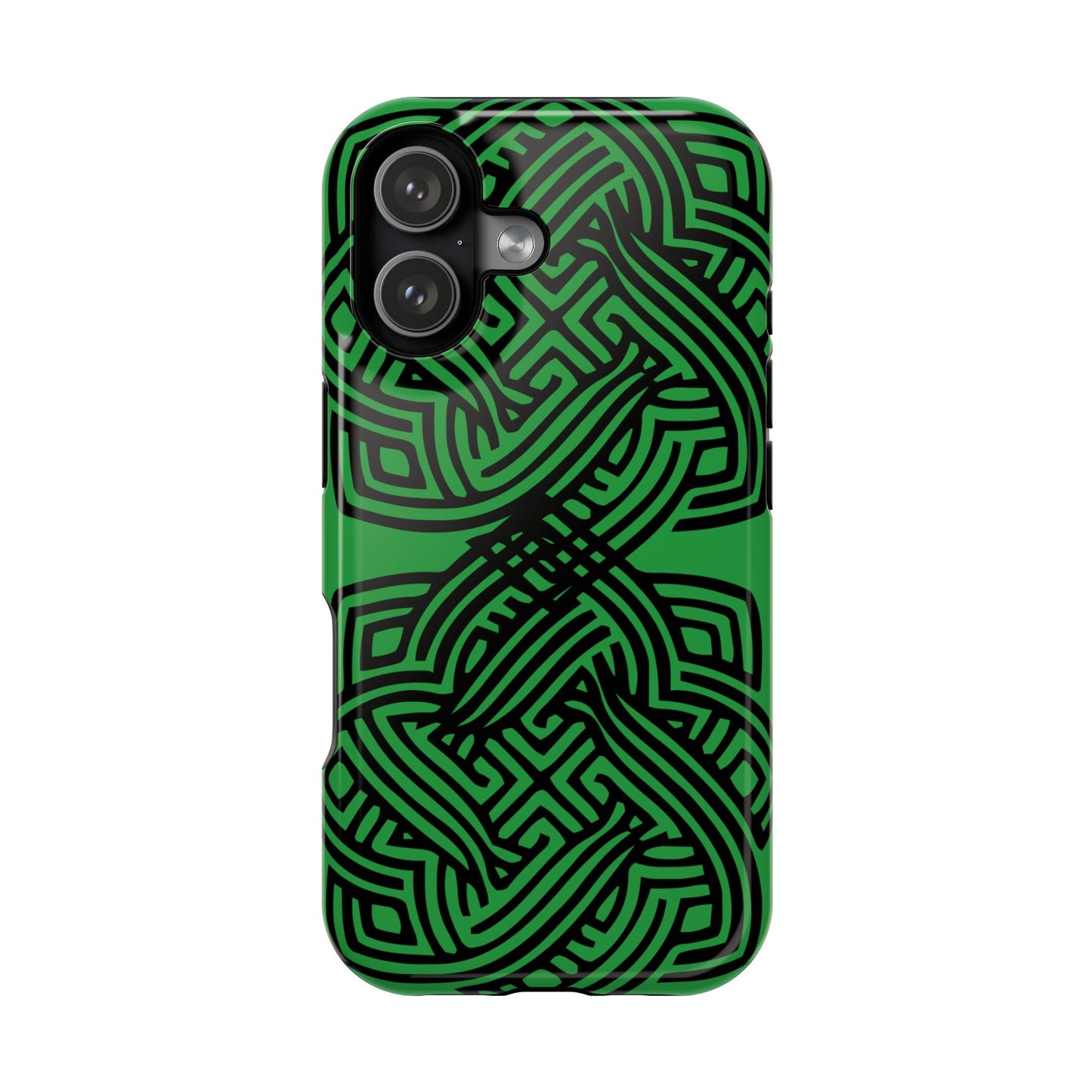 Celtic Knot Magnetic Phone Case, St. Patrick Design Phone Cover Compatible with iPhone 17, 16, 15, 14, 13