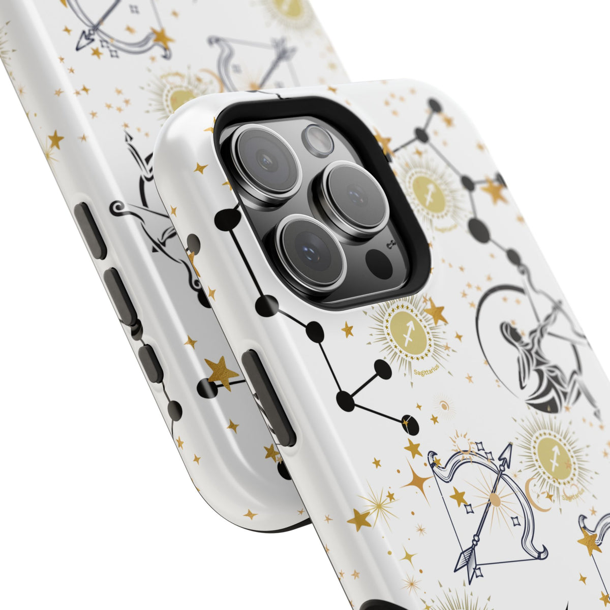 Sagittarius Zodiac Magnetic Phone Case, Astrology Gift for Her, Celestial Star Sign Cover, Compatible with iPhone 17, 16, 15, 14, 13