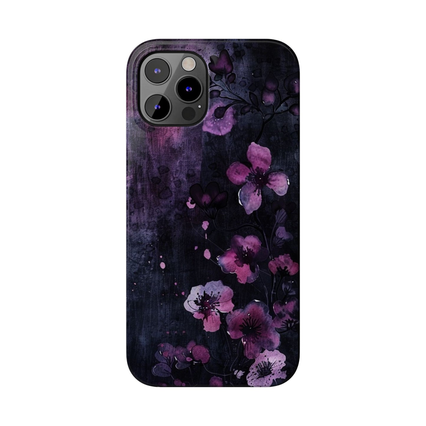 Elegant Floral Slim Phone Case - Perfect Gift for Her, Stylish iPhone Cover, Birthday Surprise, Spring Accessory, Cute Phone Protector