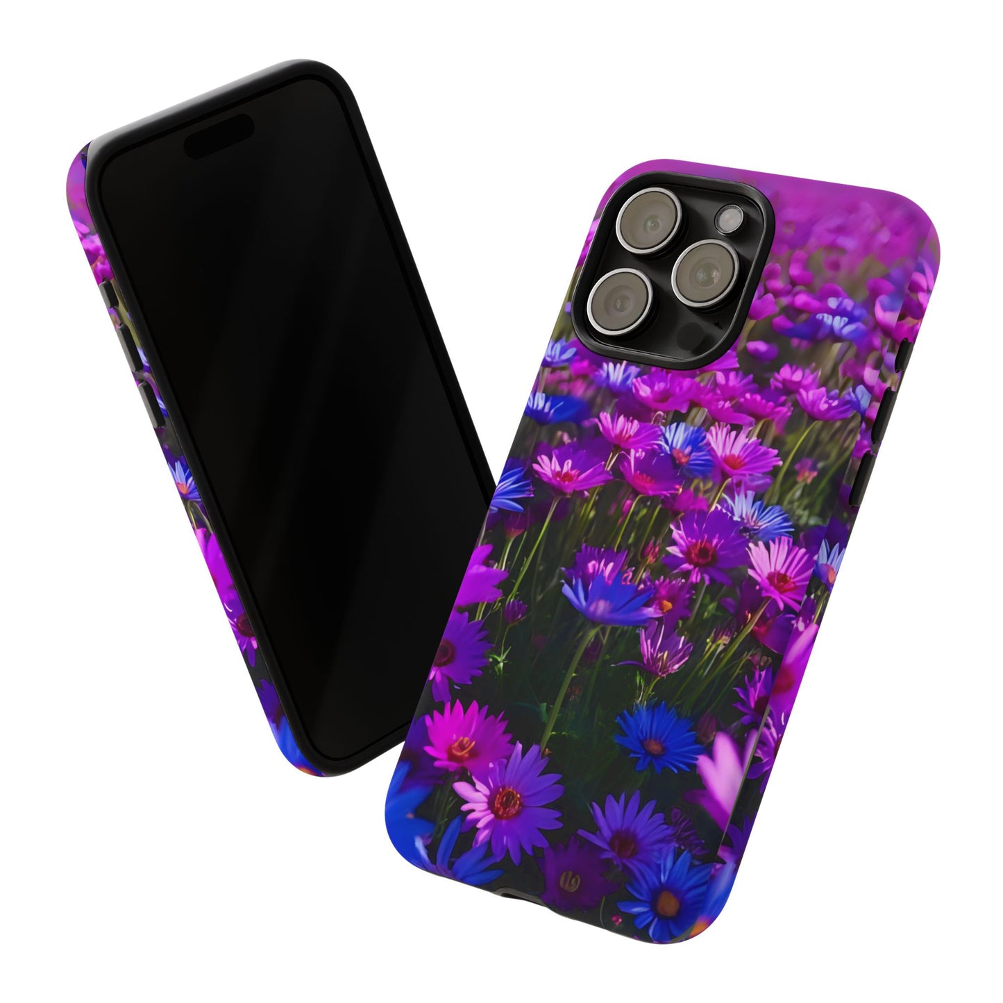 Wildflower Meadow Phone Case, Colorful Floral Garden Aesthetic, Vibrant Tough Phone Case, Compatible with iPhone, Galaxy, Google