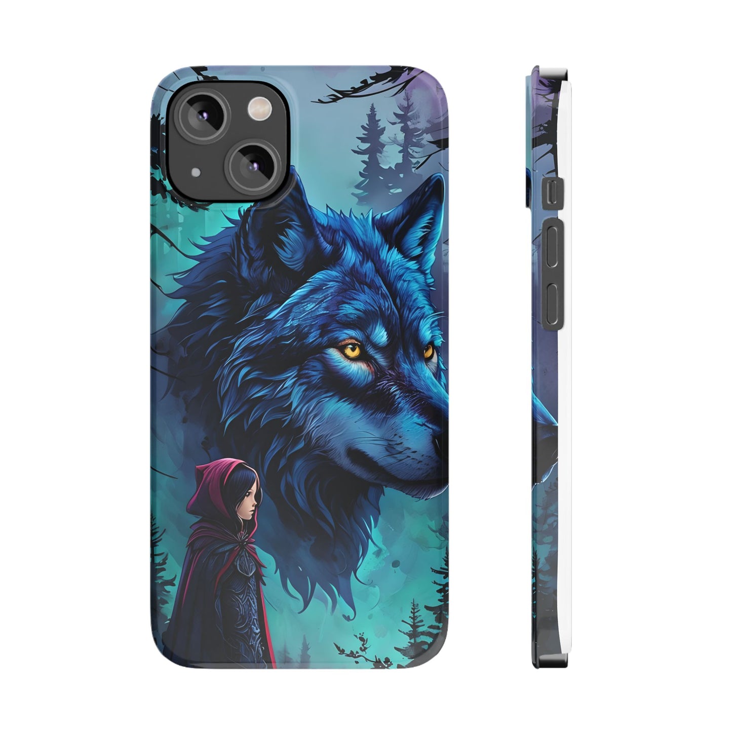 Enchanted Wolf Phone Case - Slim, Stylish Protection for Animal Lovers, Perfect for Gifts & Nature Enthusiasts, Unique Art Design