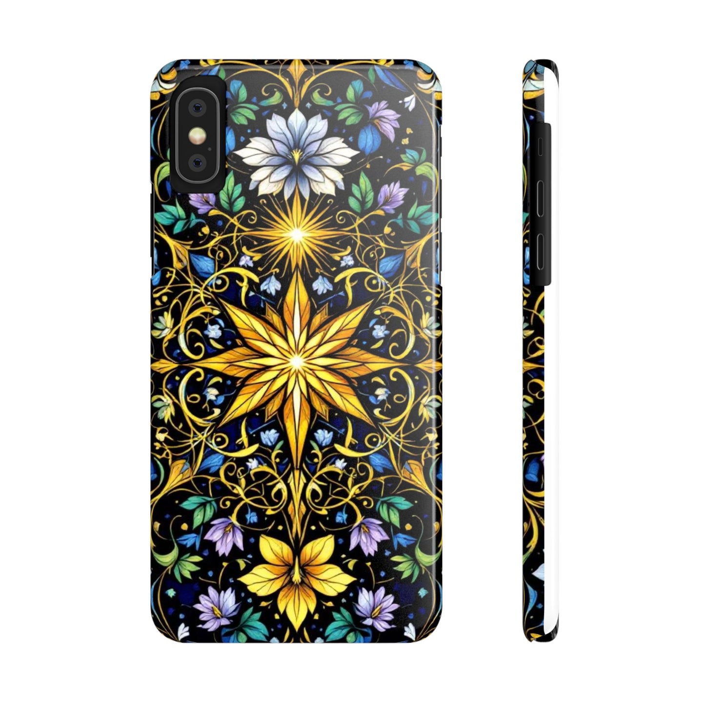 Elegant Floral Phone Case - Slim Phone Cases, Artistic Cases for Nature Lovers, Gift for Birthdays, Holidays, Spring Decor
