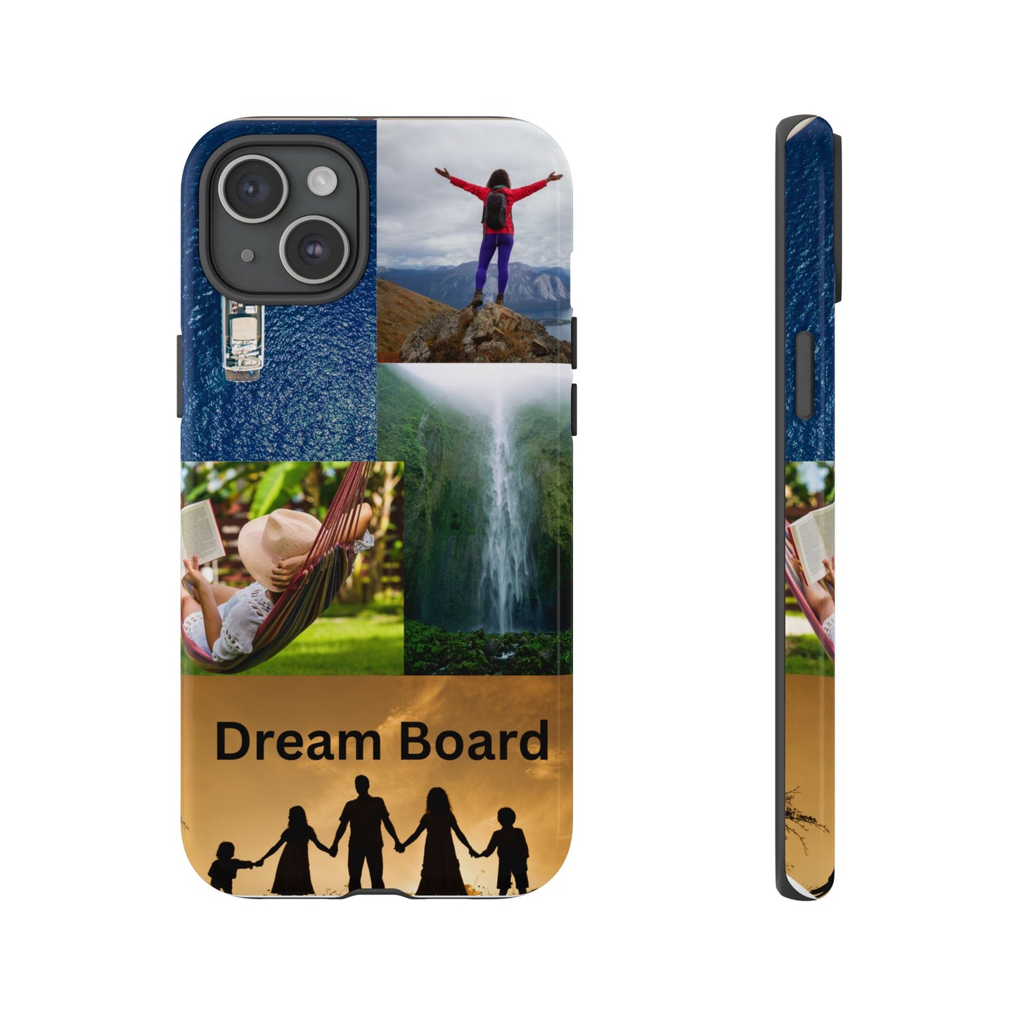 Dream Board Phone Case | Tough Cases for Adventure Seekers, Inspirational Phone Accessories, Custom Phone Covers, Unique Gift Ideas, [...]