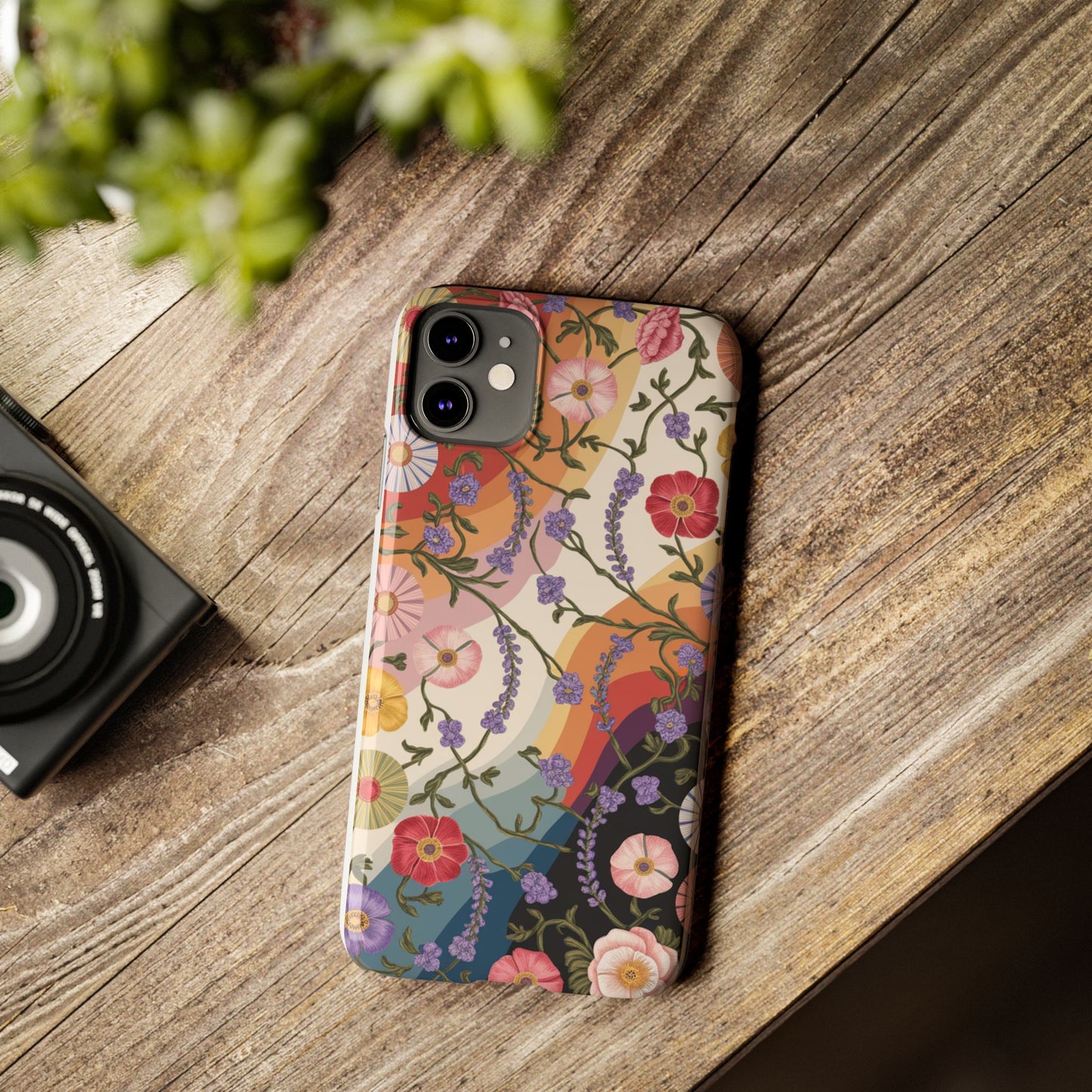 Floral Blossom Phone Case - Slim Case for Flower Lovers, Smartphone Cover, Gift for Her, Trendy Floral Design, Boho Chic Accessory