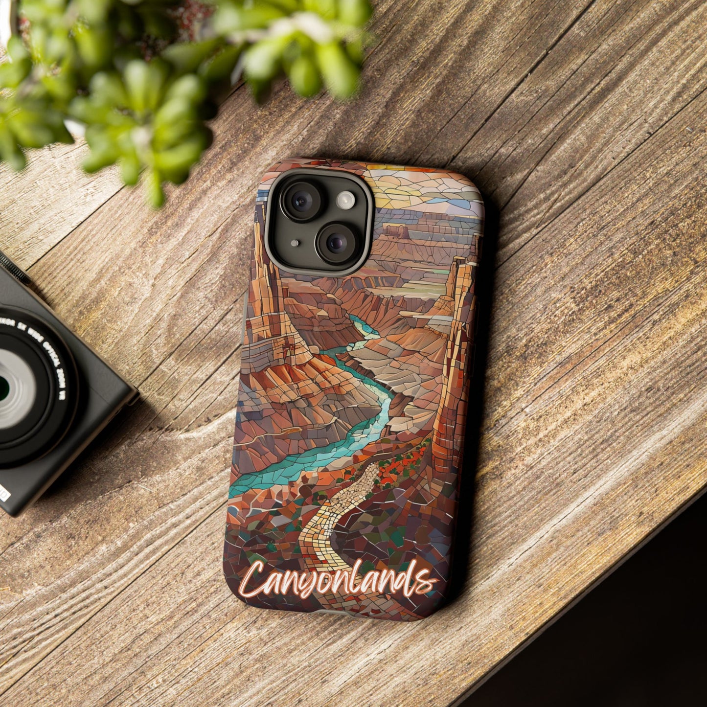 Canyonlands Mosaic Tough Phone Case - Red Rock Desert Vibes, National Park Aesthetic, Compatible with iPhone, Galaxy, and Google Phones