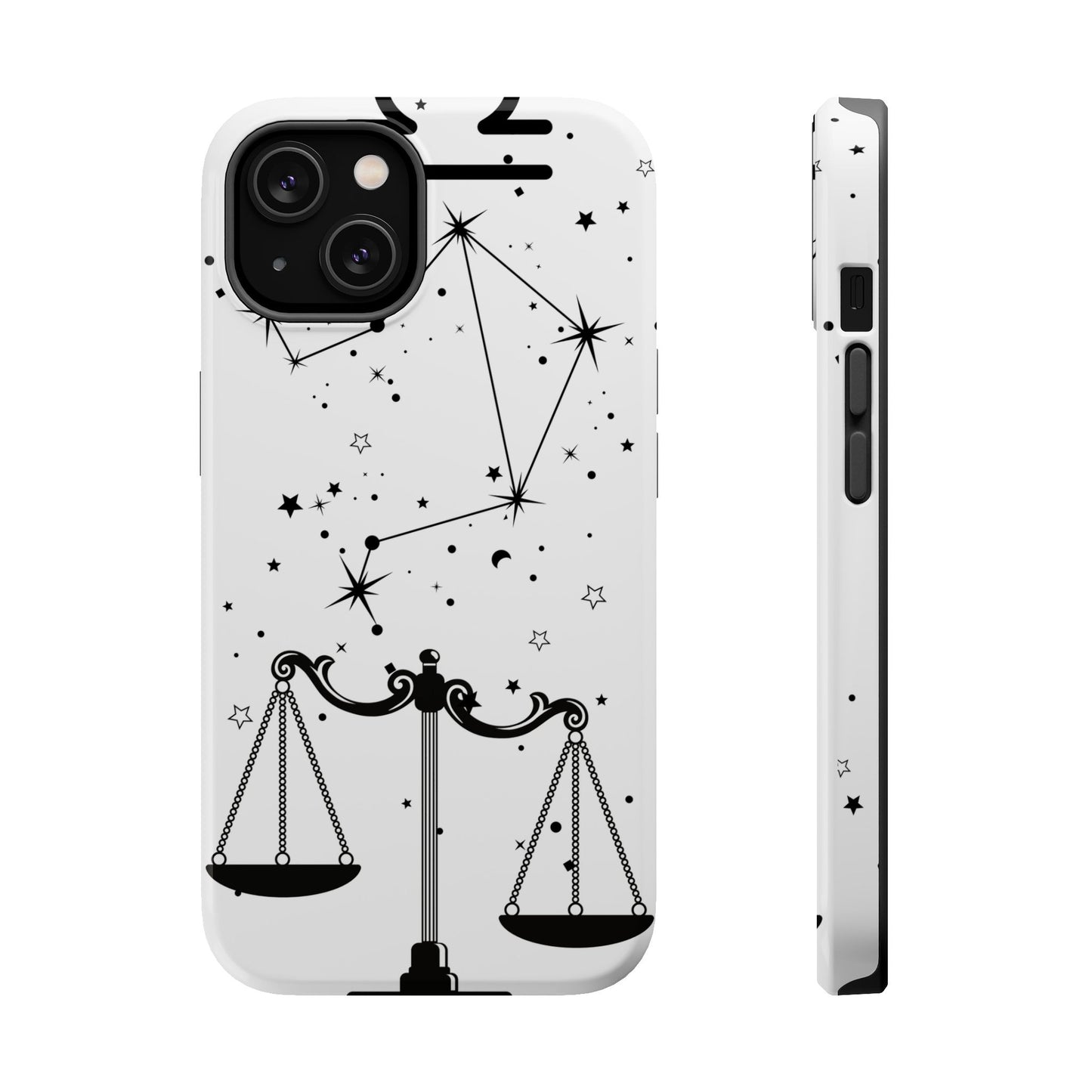 Libra Zodiac Magnetic Phone Case Astrology Gift for Her, Celestial Star Sign Cover, Birthday Gift, Compatible with iPhone 17, 16, 15, 14, 13