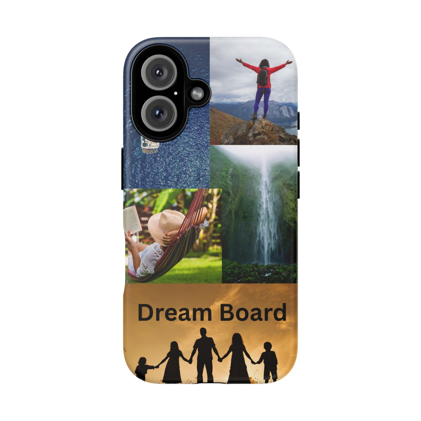 Dream Board Phone Case | Tough Cases for Adventure Seekers, Inspirational Phone Accessories, Custom Phone Covers, Unique Gift Ideas, [...]