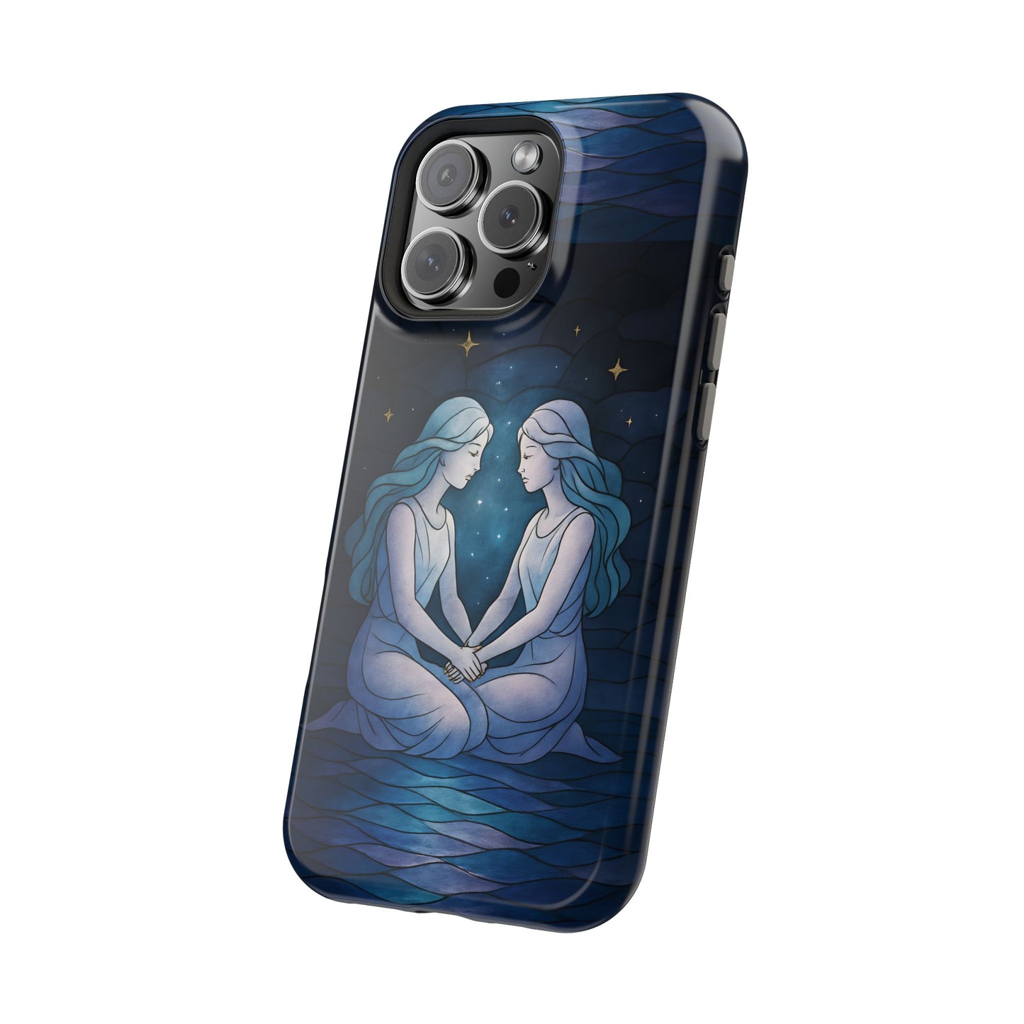 Gemini Zodiac Magnetic Phone Case, Astrology Gift for Her, Celestial Star Sign, Birthday Gift, Compatible with iPhone 17, 16, 15, 14, 13