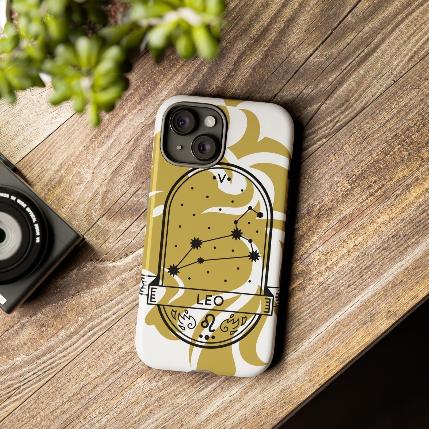 Leo Zodiac Phone Case, Astrology Gift for Her, Celestial Star Sign Cover, Birthday Gift, Compatible with iPhone, Galaxy, Google Phones