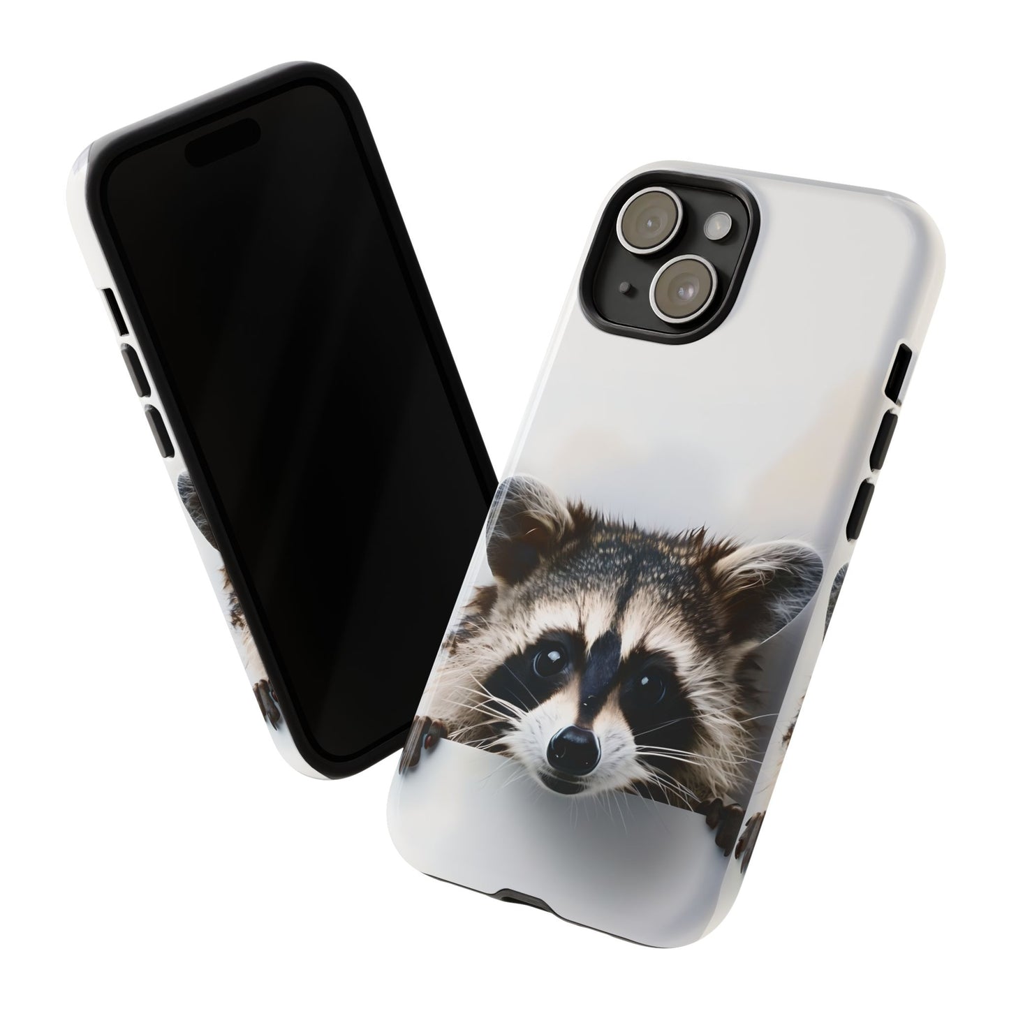 Raccoon Phone Case - Cute Animal Lover Gift, Wildlife Nature Tough Phone Case, Compatible with iPhone, Galaxy, Google Phones