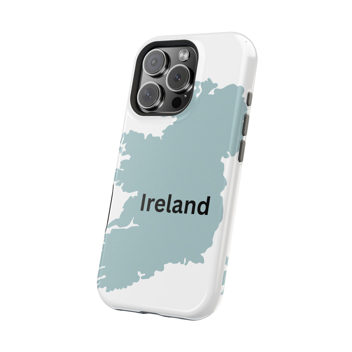 Ireland Map Magnetic Phone Case, Country Map Phone Cover Compatible with iPhone 17, 16, 15, 14, 13