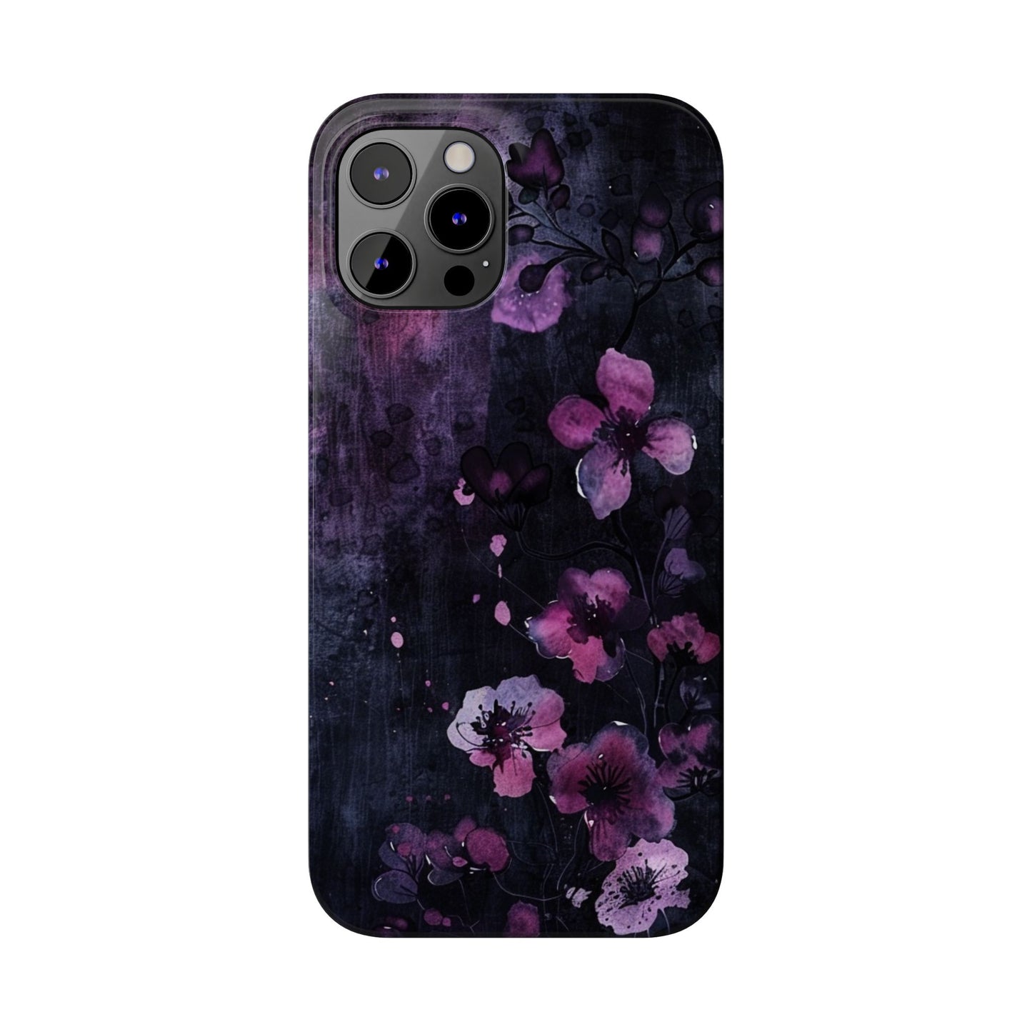 Elegant Floral Slim Phone Case - Perfect Gift for Her, Stylish iPhone Cover, Birthday Surprise, Spring Accessory, Cute Phone Protector