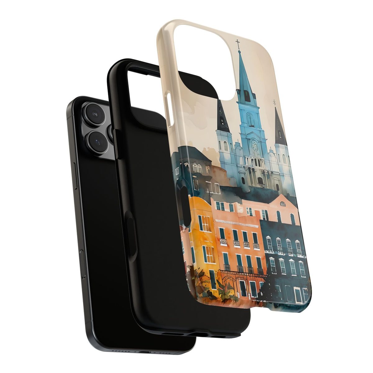 Cityscape Tough Phone Case, New Orleans Skyline, Compatible with iPhone 17, 16, 15, 14, 13, Galaxy, Google