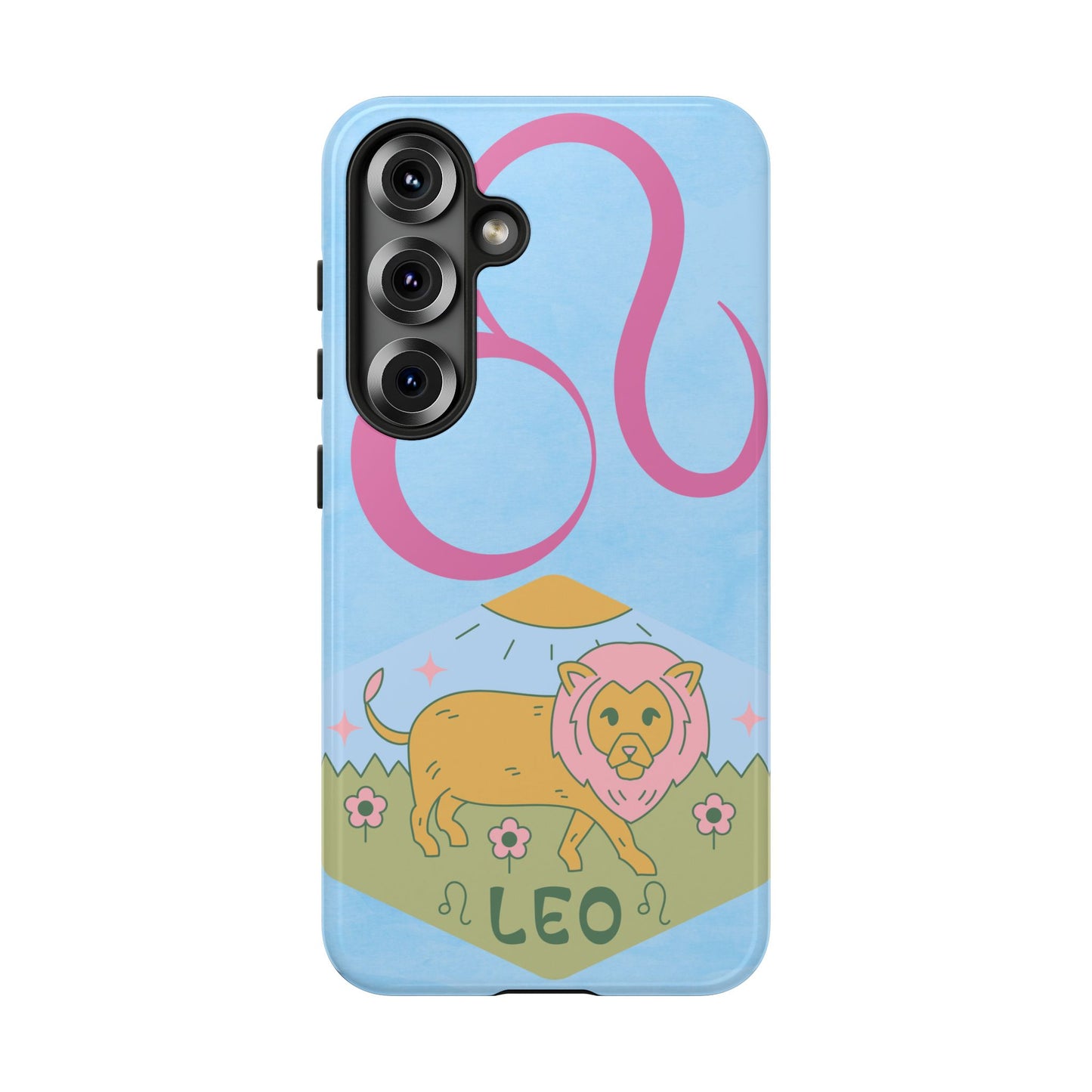 Leo Zodiac Phone Case, Astrology Gift for Her, Celestial Star Sign Cover, Birthday Gift, Compatible with iPhone, Galaxy, Google Phones
