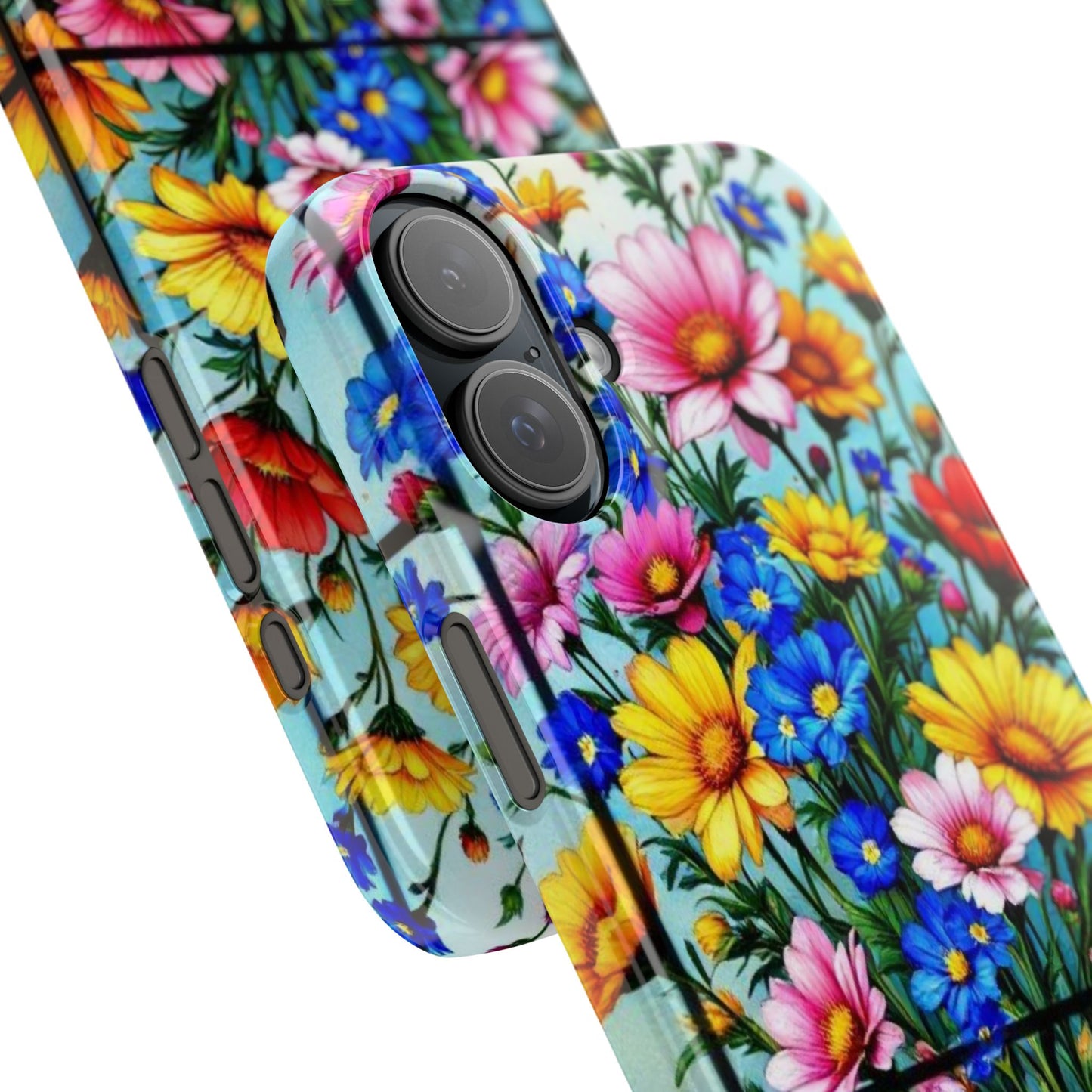 Vibrant Floral Slim Phone Cases | Cute Phone Cover Gifts for Nature Lovers, Spring Decor, Birthday or Holiday Gifts, Flower Design