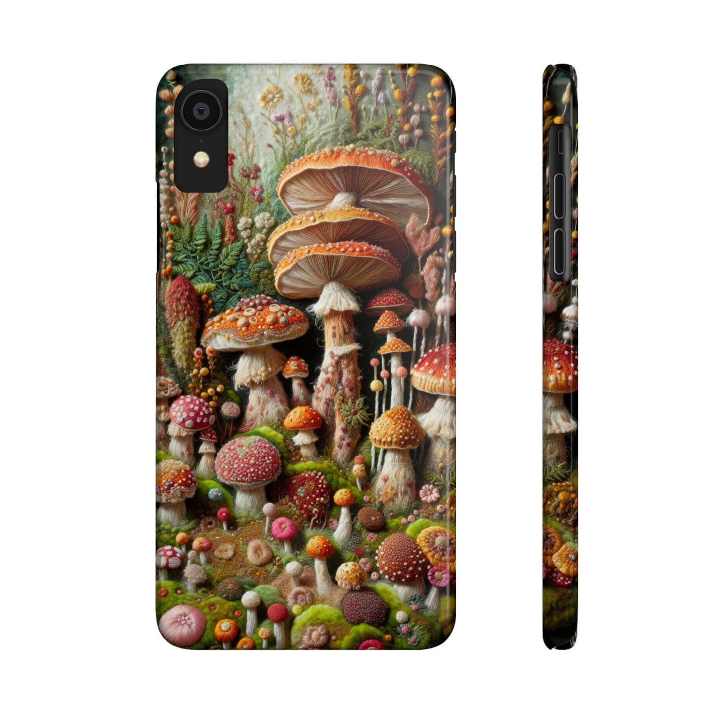 Whimsical Mushroom Slim Phone Cases - Fun, Nature-Inspired, Unique Accessories for Adorable Gift Ideas, Cute Phone Protection, [...]