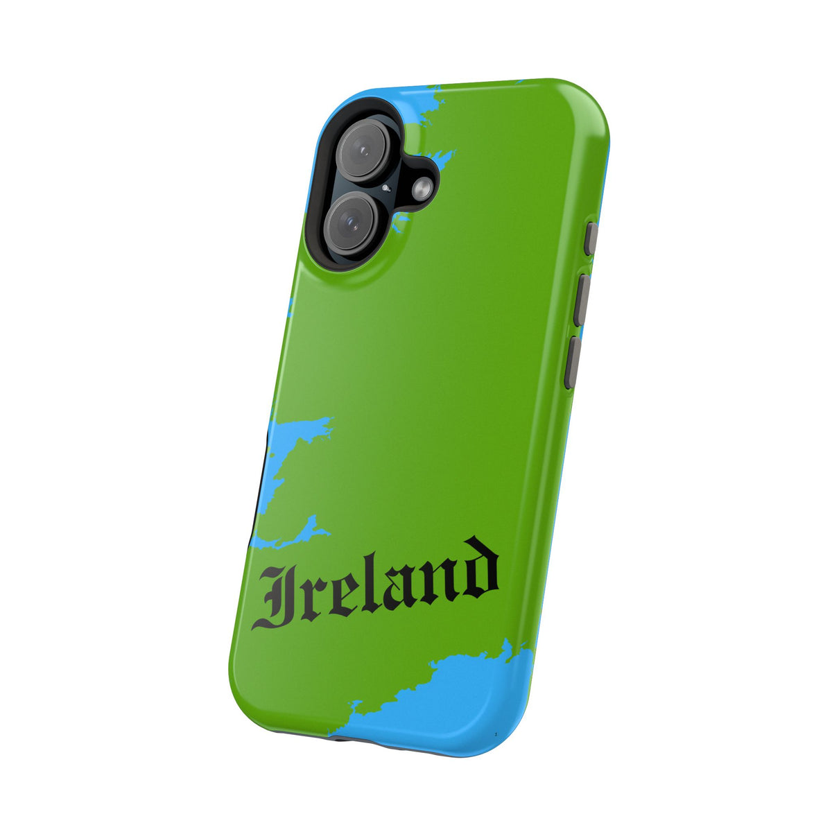 Ireland Map Magnetic Phone Case, Country Map Phone Cover Compatible with iPhone 17, 16, 15, 14, 13