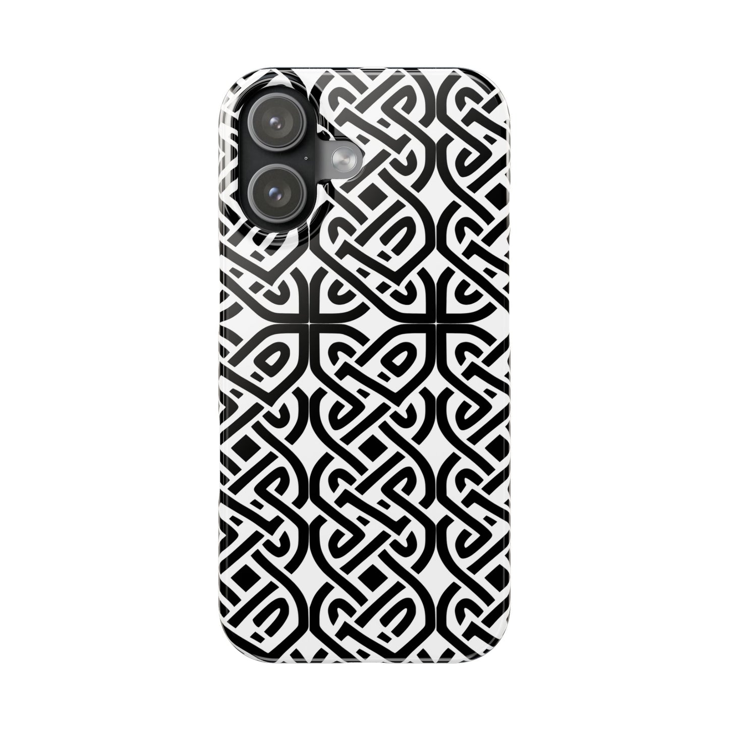 Celtic Knot Slim Phone Case, St. Patrick Design Phone Cover, Compatible with iPhone 17, 16, 15, 14, 13, 12, 11