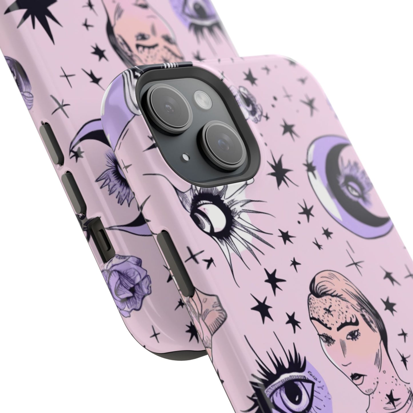 Celestial Magnetic Phone Case - Stylish Cosmic Design, Astrology Gifts, Moon & Stars, Compatible with iPhone 17, 16, 15, 14, 13