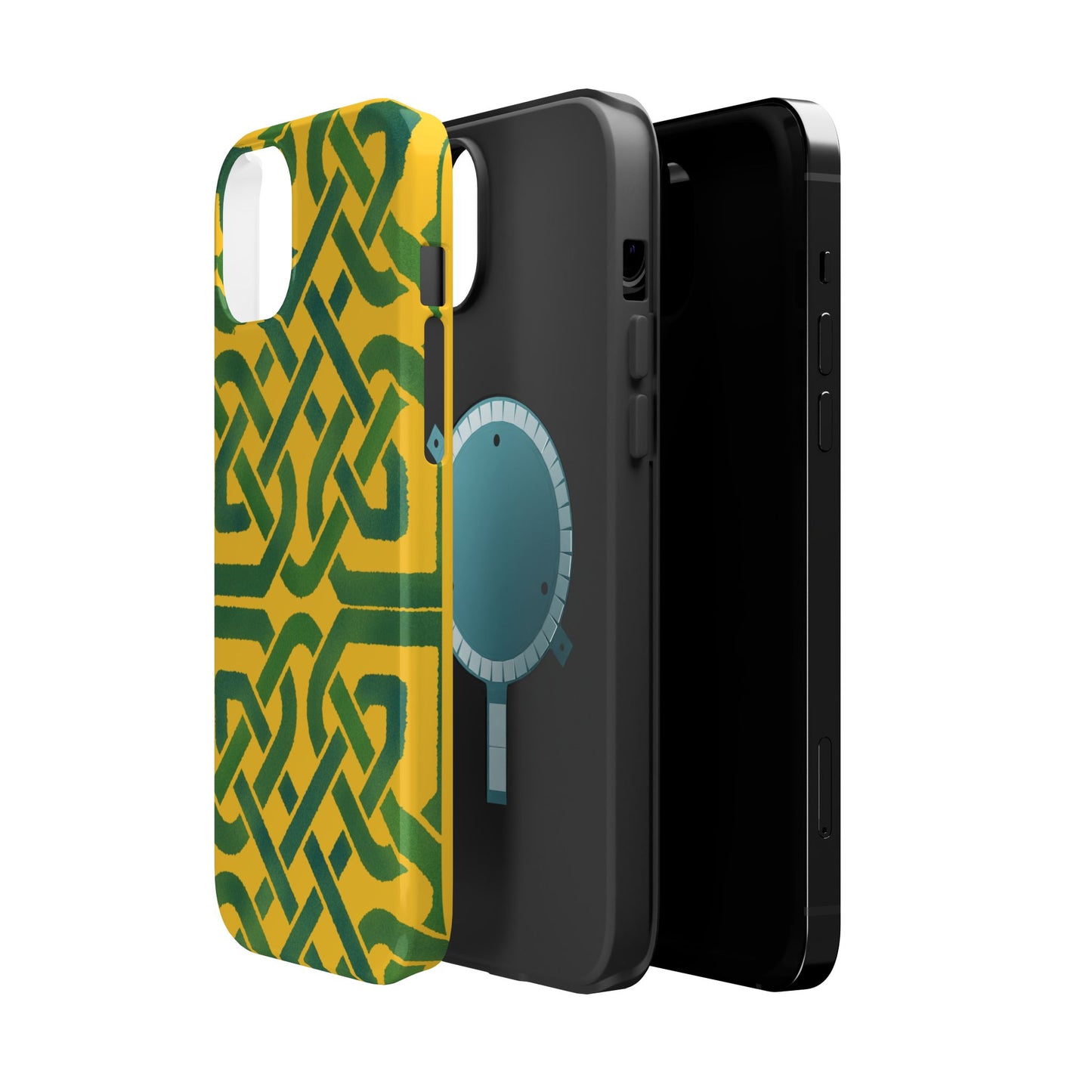 Celtic Knot Magnetic Phone Case, Irish Heritage Pattern Phone Cover, Celtic Art Design, Irish Culture Gift Compatible with iPhone