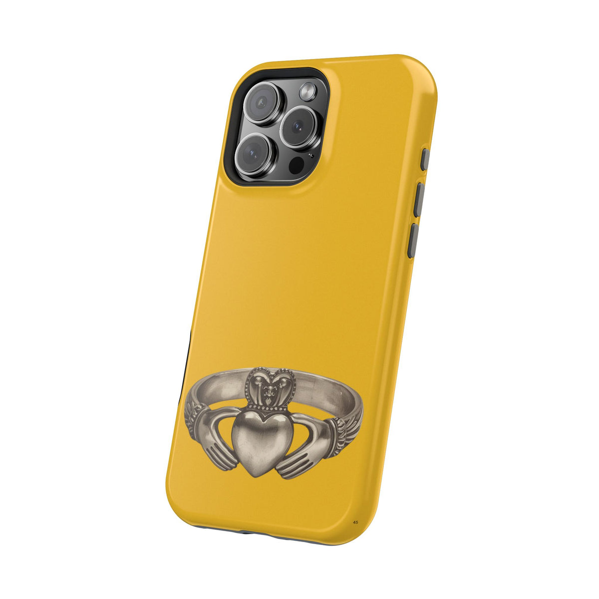 Claddagh Magnetic Phone Case Irish Symbol Ring Love Loyalty Friendship Vintage Gold Compatible with iPhone 17 16 15 14 13