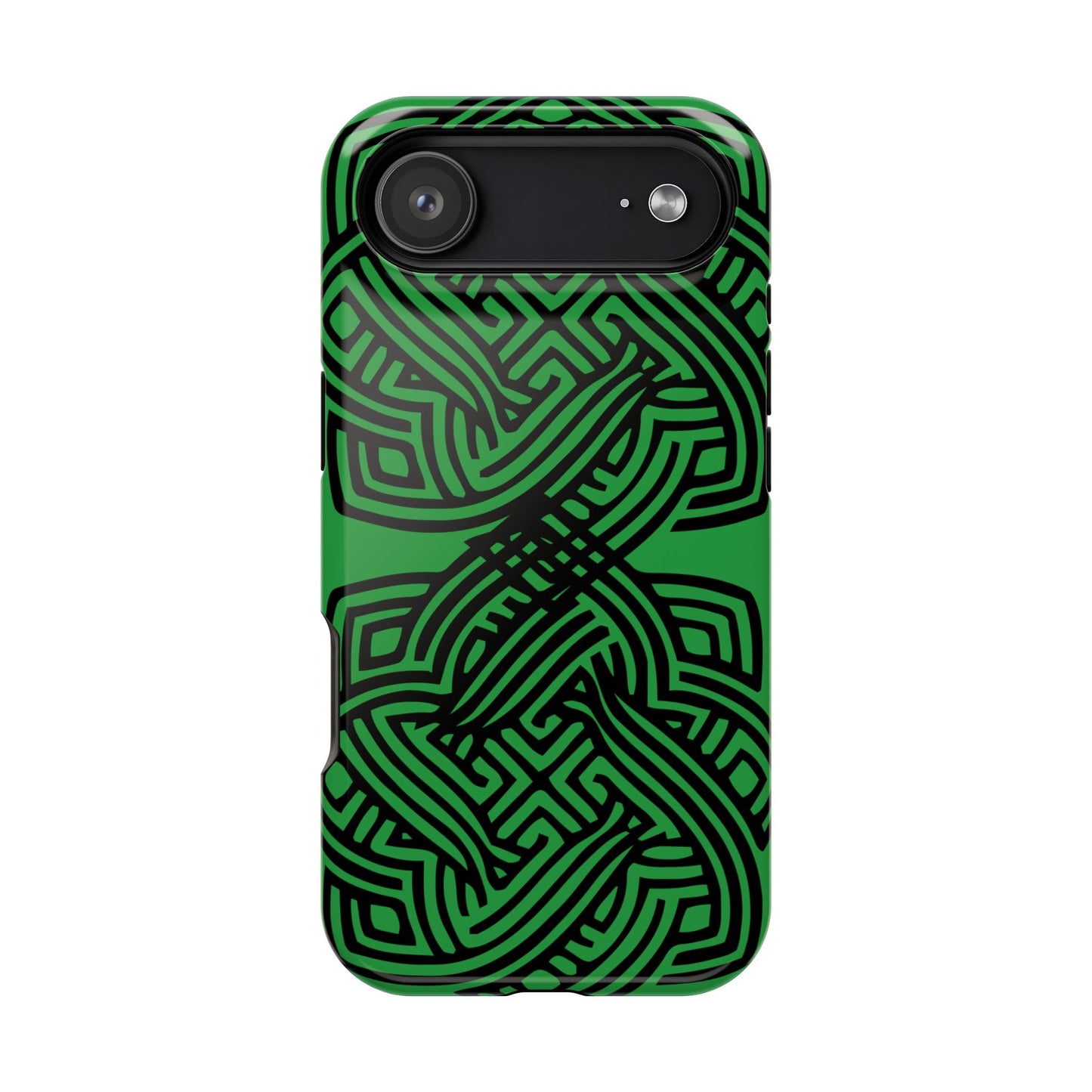 Celtic Knot Magnetic Phone Case, St. Patrick Design Phone Cover Compatible with iPhone 17, 16, 15, 14, 13