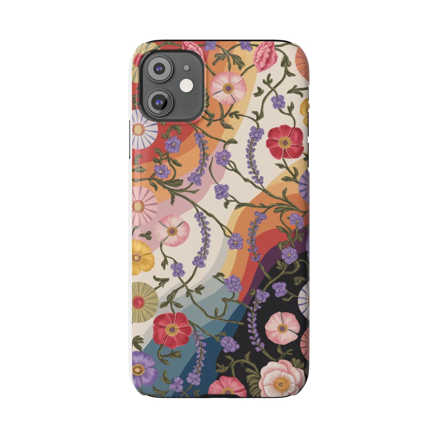 Floral Blossom Phone Case - Slim Case for Flower Lovers, Smartphone Cover, Gift for Her, Trendy Floral Design, Boho Chic Accessory