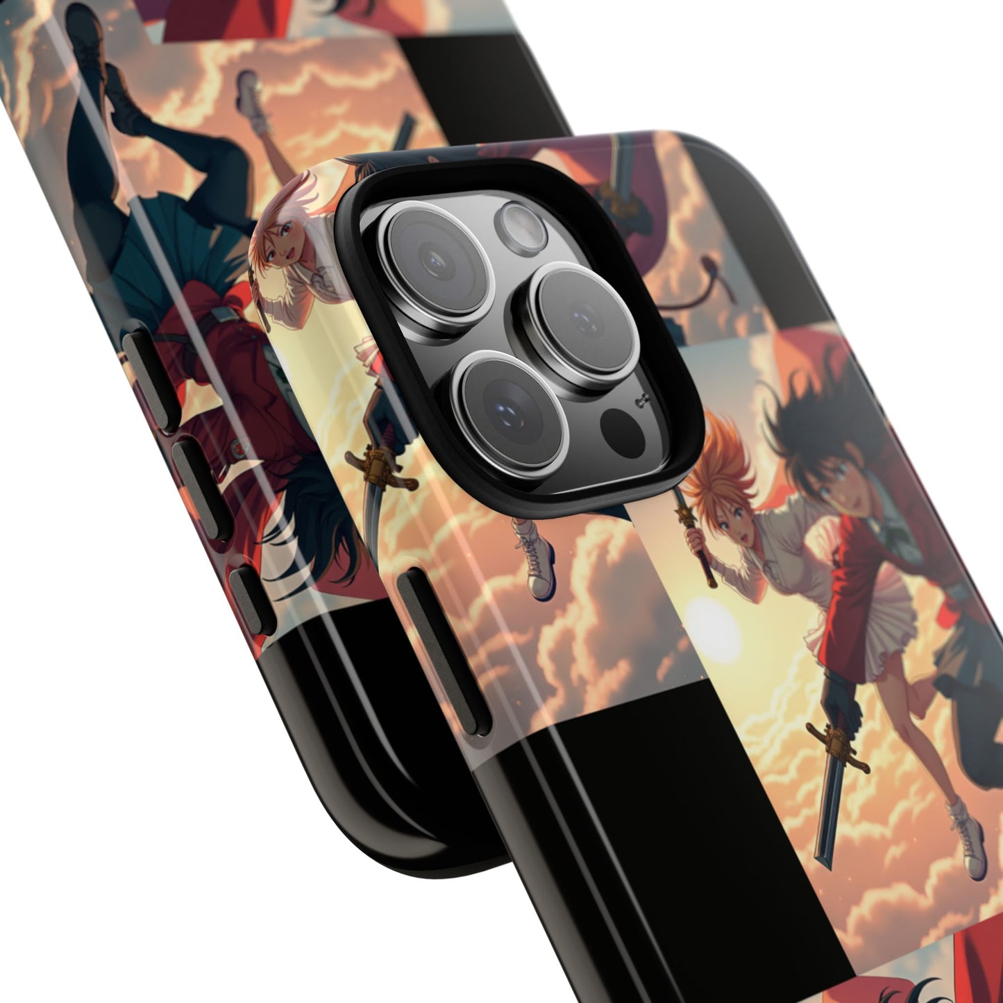 Anime Girl Phone Case, iPhone, Google Pixel and Galaxy, Cool Anime Case for Teens, Otaku Gift, Fantasy Art Aesthetic Phone Cover