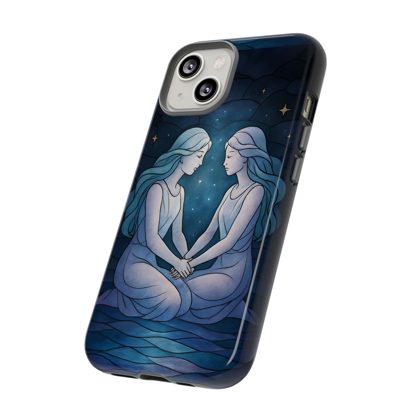 Gemini Zodiac Tough Phone Case, Astrology, Celestial Star Sign Cover, Compatible with iPhone, Galaxy, Pixel