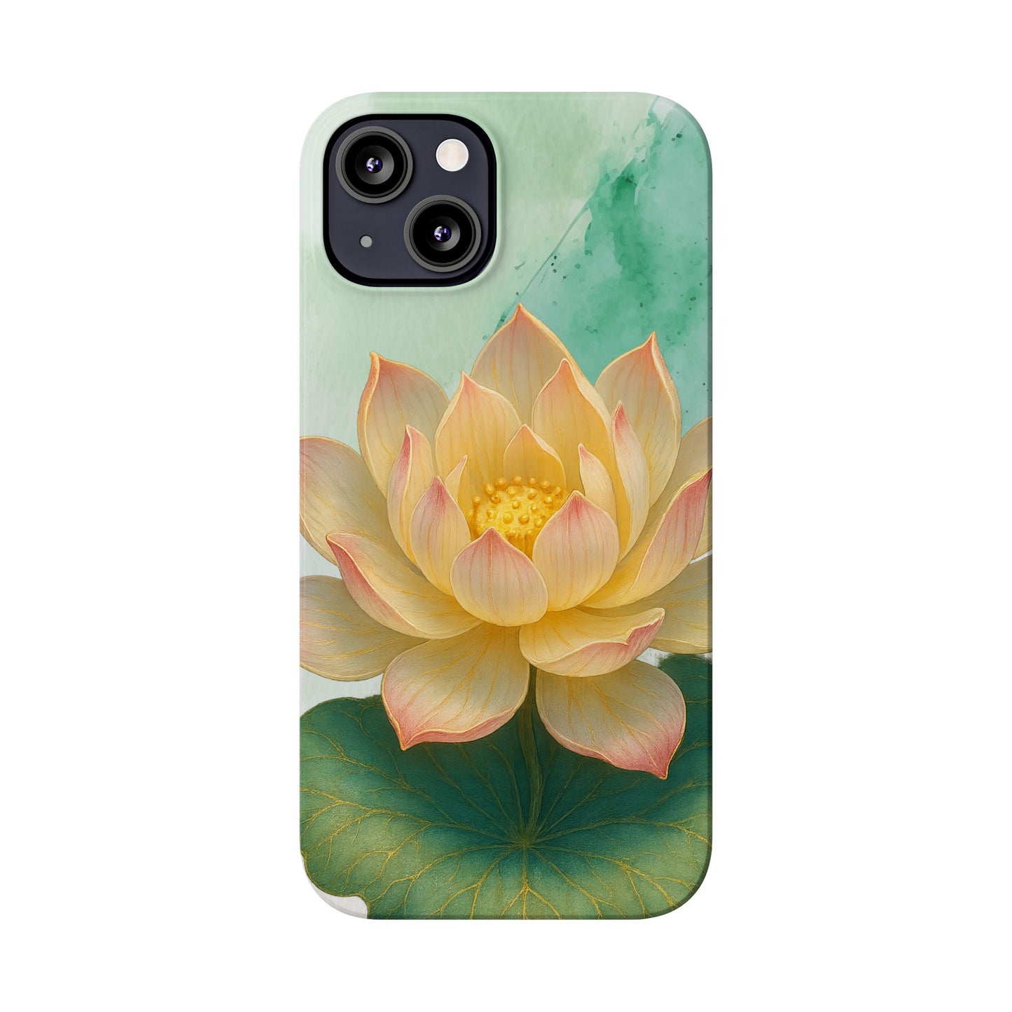 Lotus Blossom Slim Phone Cases, Floral Phone Covers, Nature-Inspired Accessories, Perfect Gift for Garden Lovers, Birthday Present