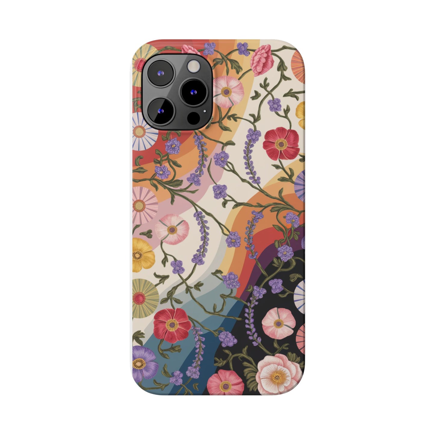 Floral Blossom Phone Case - Slim Case for Flower Lovers, Smartphone Cover, Gift for Her, Trendy Floral Design, Boho Chic Accessory