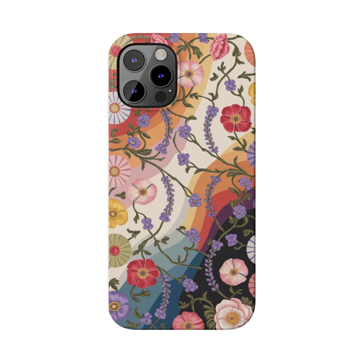 Floral Blossom Phone Case - Slim Case for Flower Lovers, Smartphone Cover, Gift for Her, Trendy Floral Design, Boho Chic Accessory