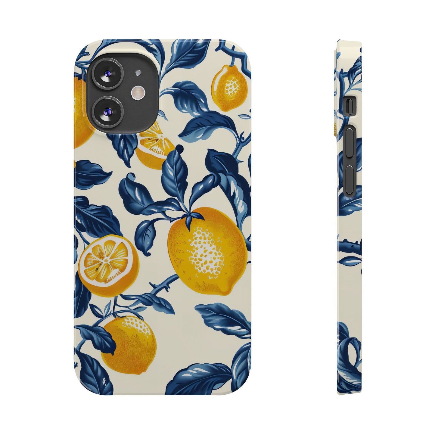 Lemon Floral Slim Phone Cases - Stylish Citrus Designs for Summer, Perfect Gift for Friends, Beach Vibes, Trendy Phone Accessories, [...]
