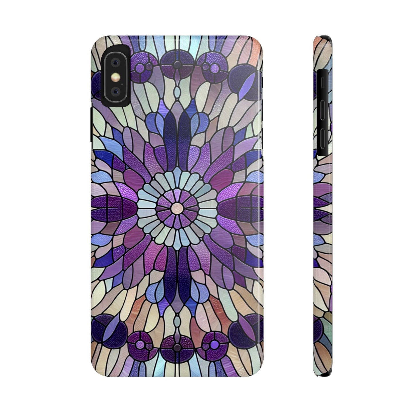 Stained Glass Floral Slim Phone Case | Vibrant Art Deco Design | Stylish Cell Phone Accessory | Gift for Art Lovers, Phone Protection, [...]