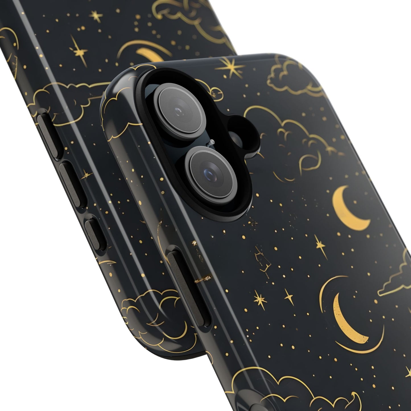 Celestial Tough Phone Case, Starry Night Design, Cozy Vibe, Gift for Space Lovers, Compatible with iPhone 17, 16, 15, 14, 13, Galaxy, Google