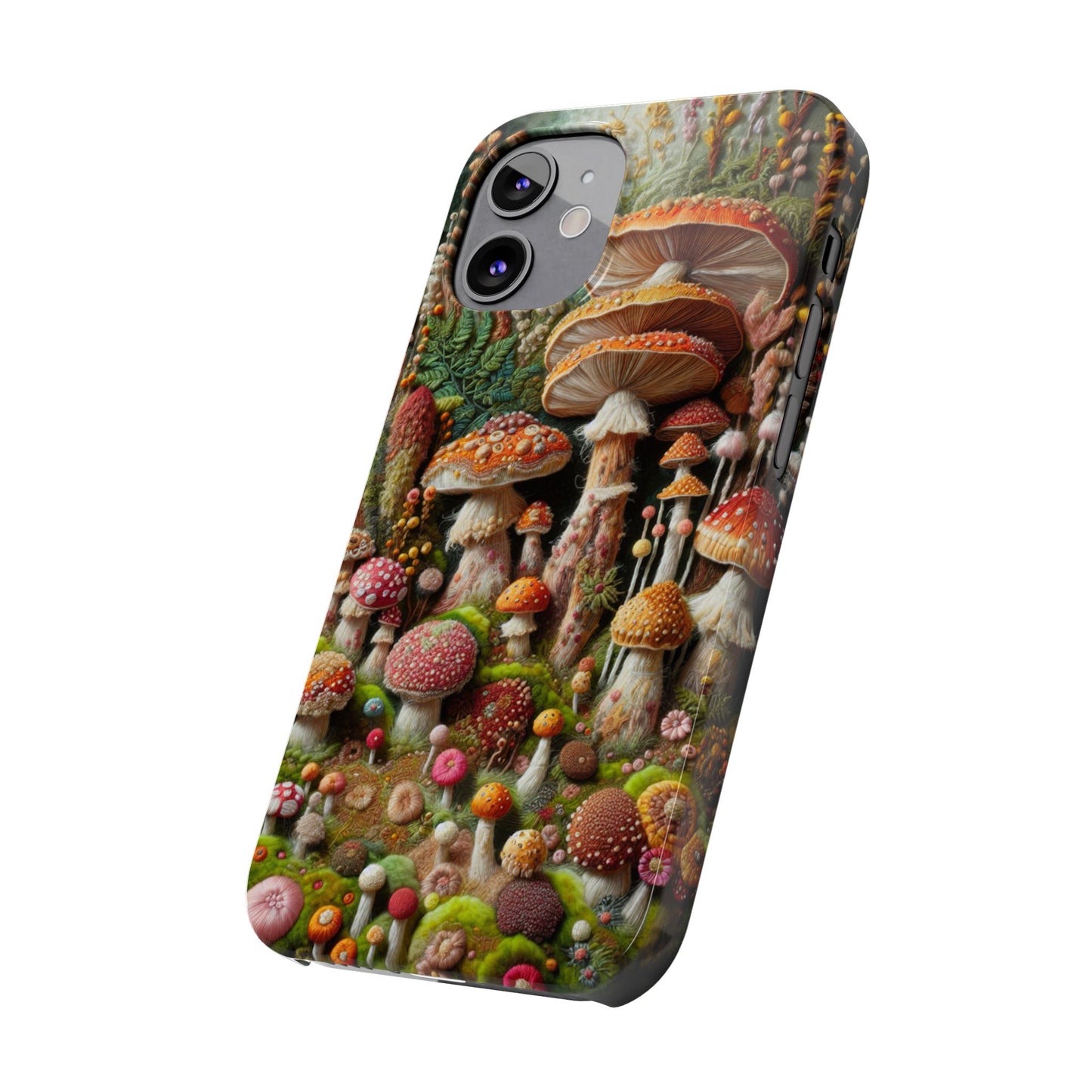 Whimsical Mushroom Slim Phone Cases - Fun, Nature-Inspired, Unique Accessories for Adorable Gift Ideas, Cute Phone Protection, [...]