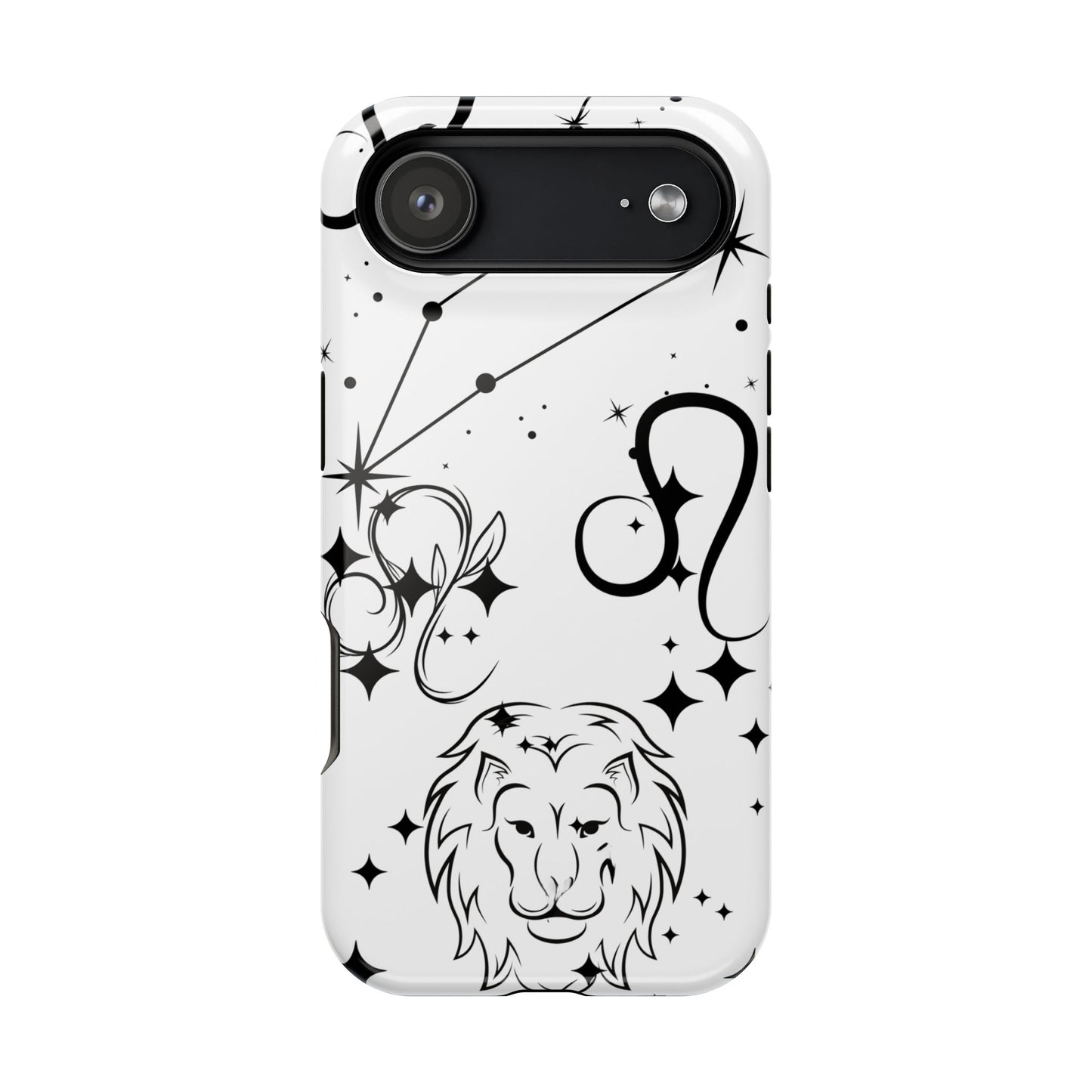 Leo Zodiac Magnetic Phone Case, Astrology Gift for Her, Celestial Star Sign Cover, Compatible with iPhone 17, 16, 15, 14, 13