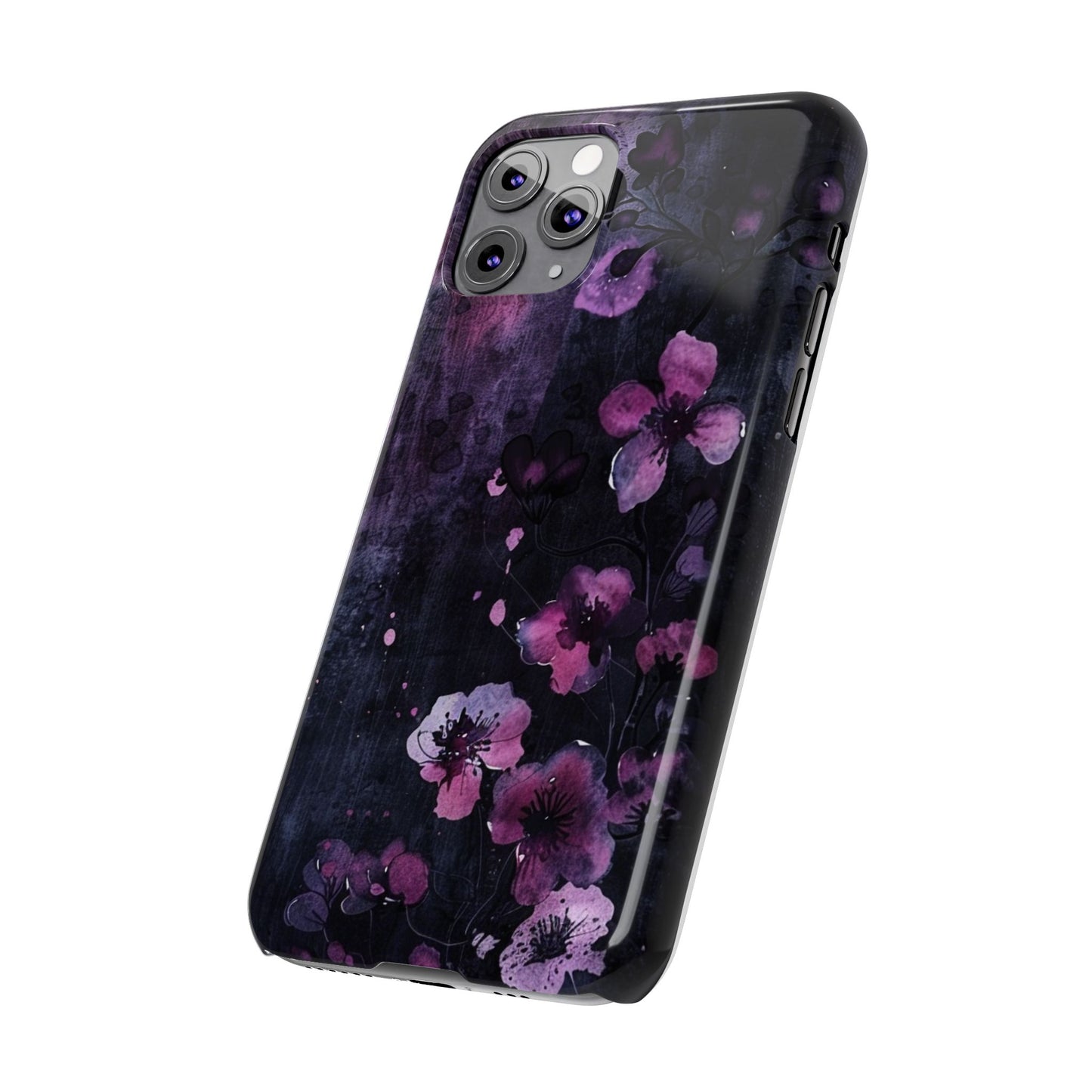 Elegant Floral Slim Phone Case - Perfect Gift for Her, Stylish iPhone Cover, Birthday Surprise, Spring Accessory, Cute Phone Protector