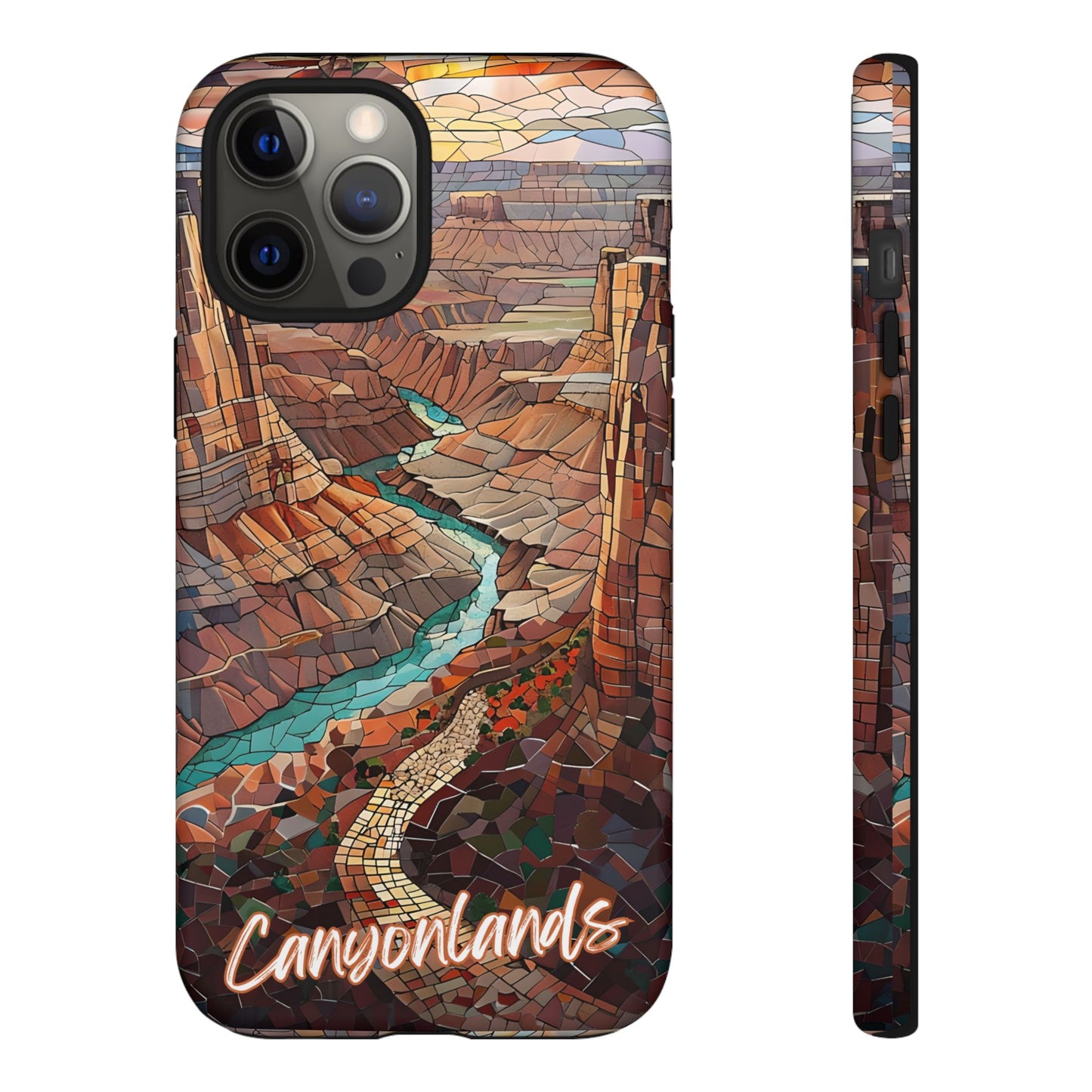 Canyonlands Mosaic Tough Phone Case - Red Rock Desert Vibes, National Park Aesthetic, Compatible with iPhone, Galaxy, and Google Phones