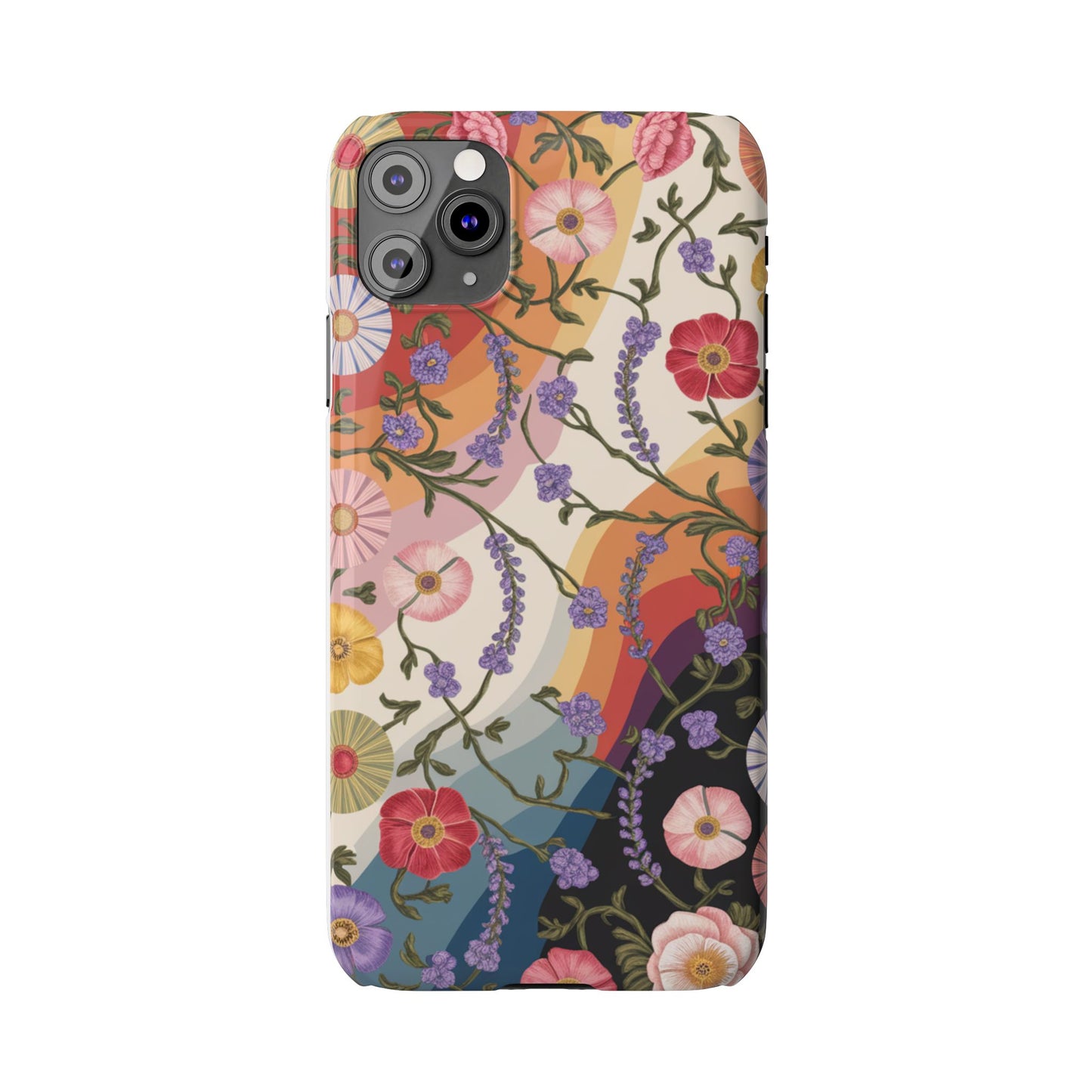 Floral Blossom Phone Case - Slim Case for Flower Lovers, Smartphone Cover, Gift for Her, Trendy Floral Design, Boho Chic Accessory