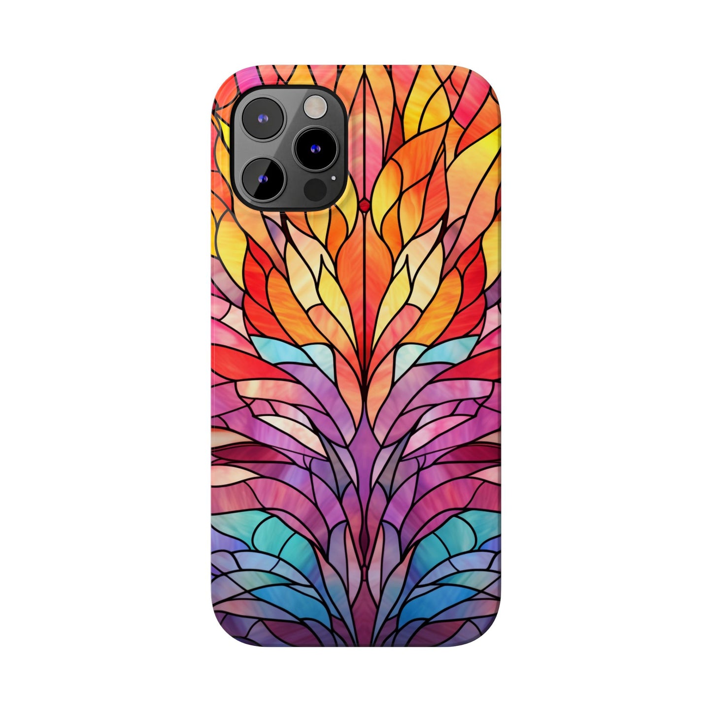 Vibrant Floral Slim Phone Cases, Colorful Smartphone Cover, Artistic Phone Skin, Unique Gift for Her, Nature-Inspired Accessory