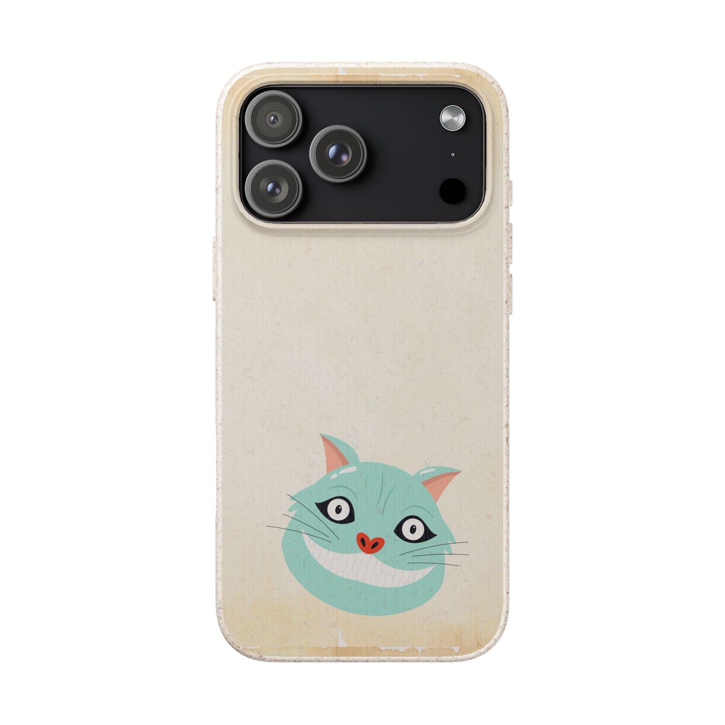 Alice in Wonderland Biodegradable Phone Case, Cheshire Cat Phone Cover, Compatible with Galaxy and iPhone 17, 16, 15, 14, 13