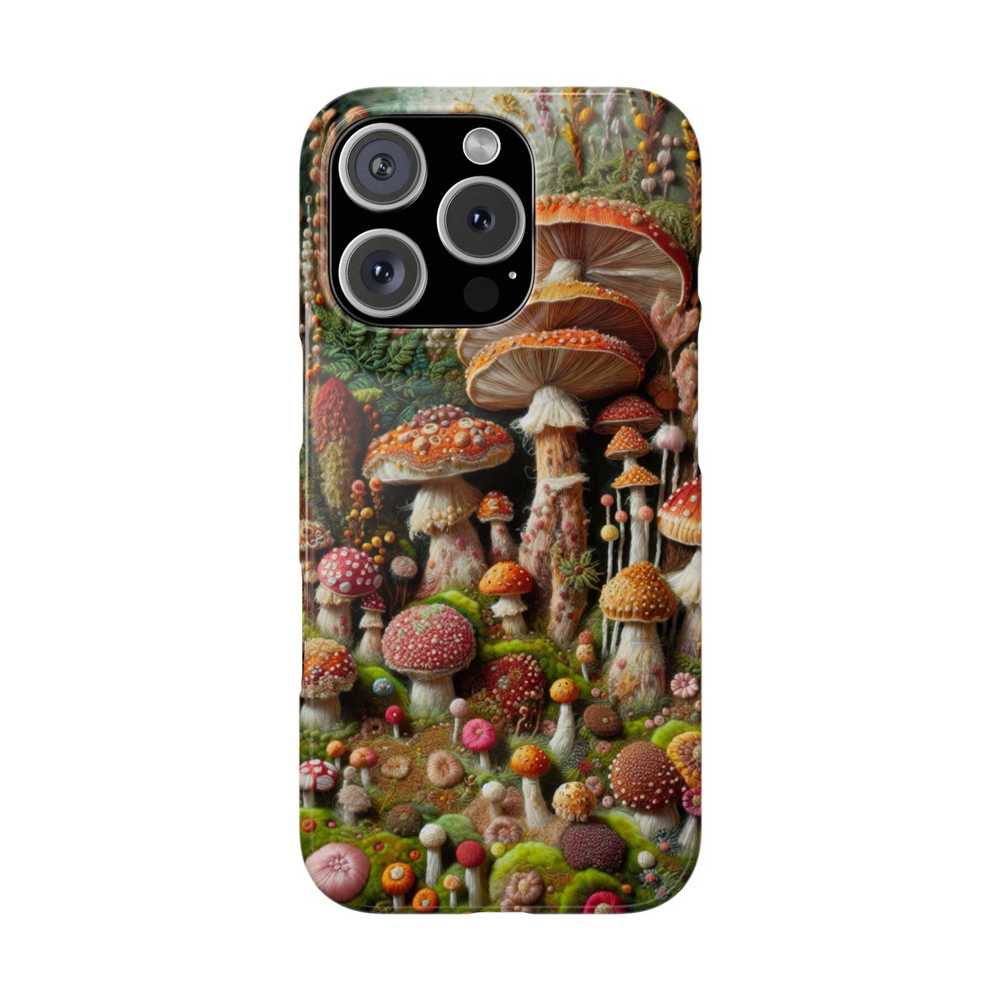Whimsical Mushroom Slim Phone Cases - Fun, Nature-Inspired, Unique Accessories for Adorable Gift Ideas, Cute Phone Protection, [...]