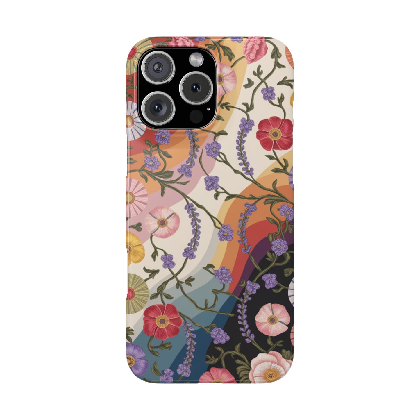Floral Blossom Phone Case - Slim Case for Flower Lovers, Smartphone Cover, Gift for Her, Trendy Floral Design, Boho Chic Accessory