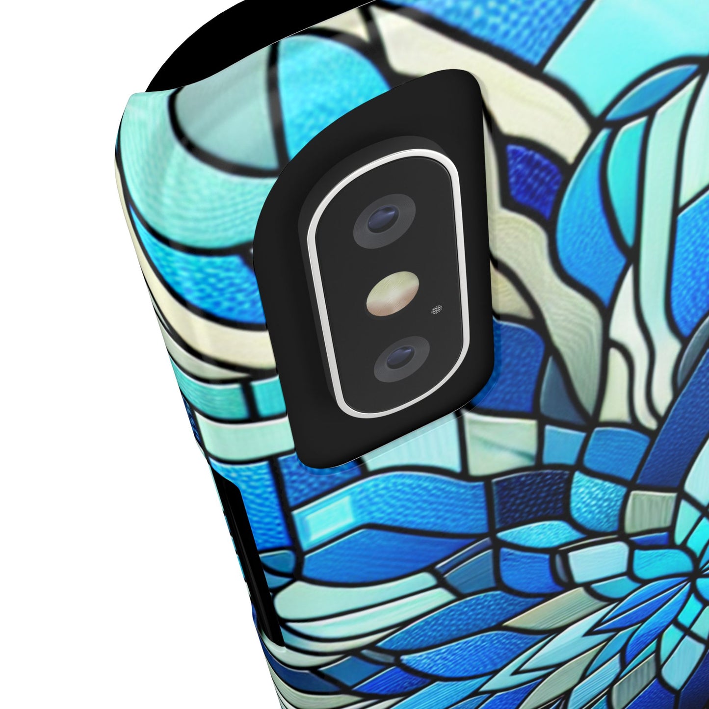 Vibrant Stained Glass Phone Cases - Artistic Cell Phone Cover, Unique Gift for Her, Phone Accessories, Holiday Present, Modern Decor