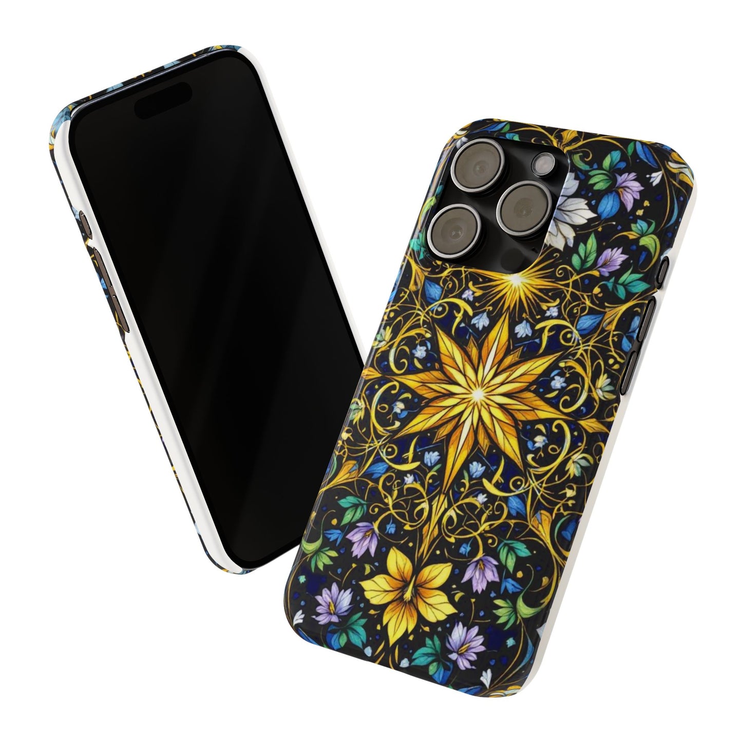 Elegant Floral Phone Case - Slim Phone Cases, Artistic Cases for Nature Lovers, Gift for Birthdays, Holidays, Spring Decor