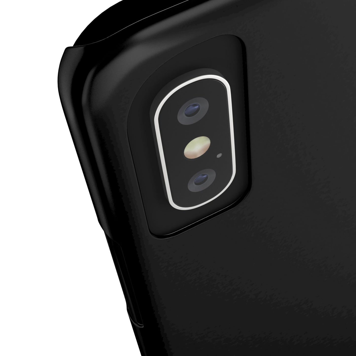 Black Cat Slim Phone Case - Gothic Halloween Aesthetic, Subtle Spookycore Aesthetic, Compatible with iPhone, Galaxy, and Google Phones